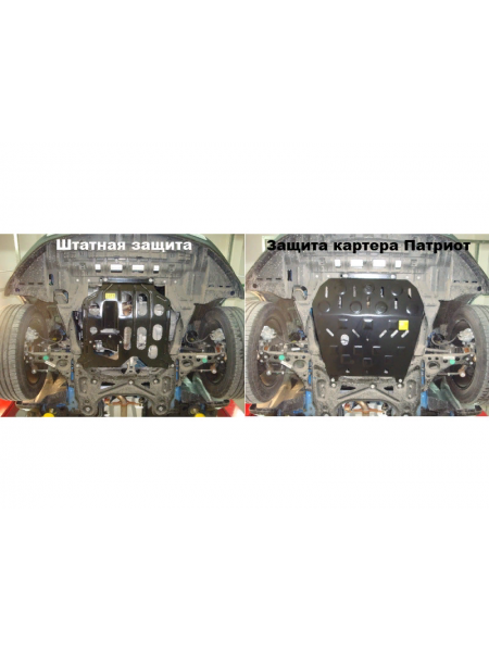 Защита двигателя OPEL MOKKA с 2012-... "Патриот"